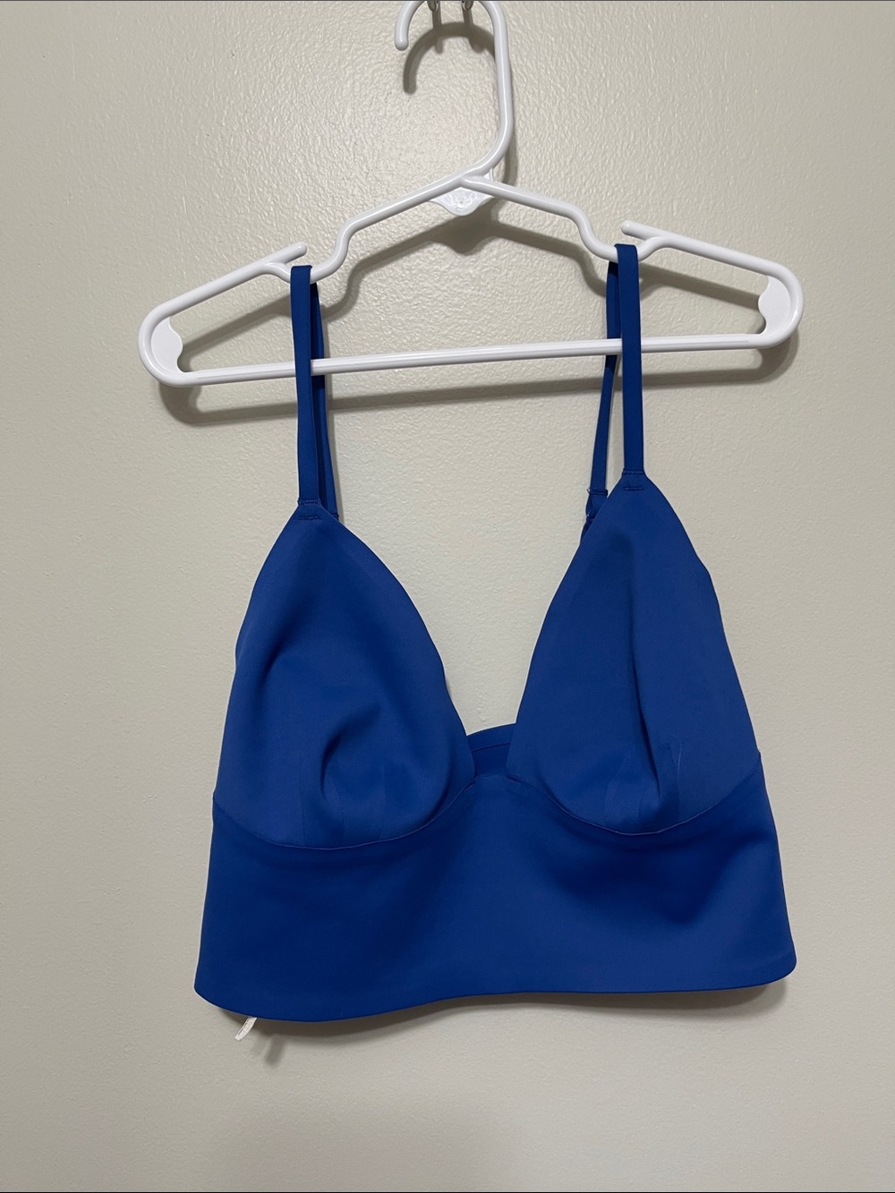 Free People Cobalt Blue Longline Bralette